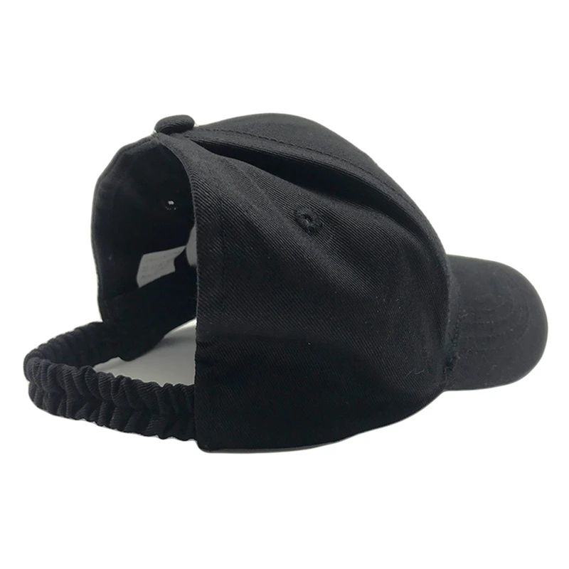 

Women Ponytail Baseball Cap Tennis Cap Sunshade UV Protection Cotton Sun Hat Beach Visor Ponycaps