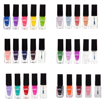 

5pcs Non-toxic Soak Off Nail Polish Water-based Nail Tool For Pregnant Women Girls
