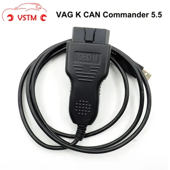 

VSTM VAG k CAN Commander 5.5 Pin Reader 3.9Beta Kilometers Program OBD2 Scanner LR10 for V-W/S-eat/S-ko-da