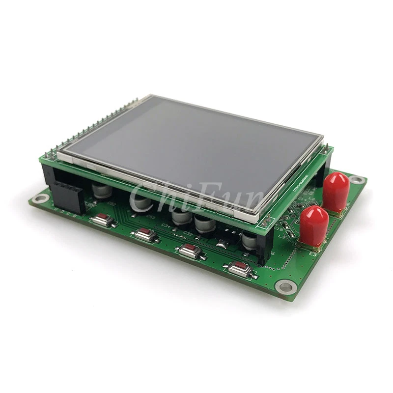 

ADF4351 module TFT color screen touch screen 137.5 MHz to 4400 MHz output frequency STM32 sweep 35M-4.4G RF signal source