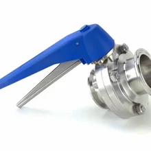 3/" 19 мм ss304 Нержавеющая сталь санитарный Клапан выжать триггера Fit 1.5" Три зажим для воды нефтяной газ