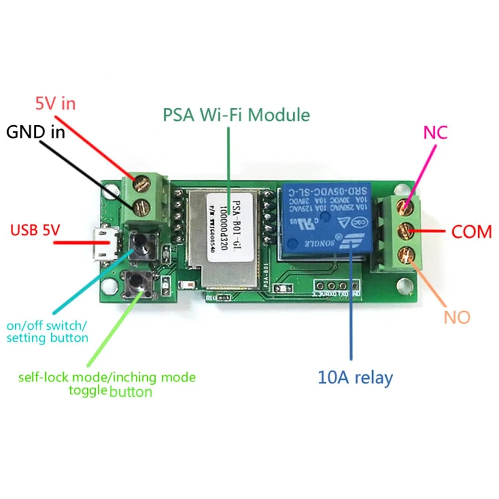 Умный WiFi Пульт дистанционного управления DIY беспроводной переключатель универсальный модуль DC5V 12 в 32 В самоблокирующийся Wifi переключатель таймер для умного дома