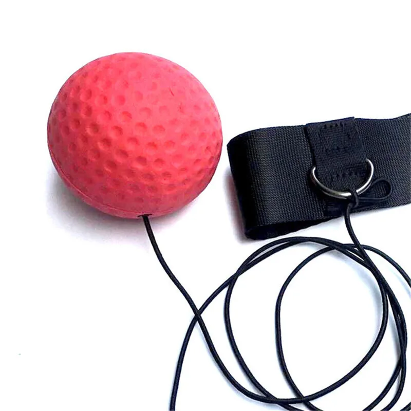 Boxing Reflex Ball with Headband Fitness for Reaction Agility Punching Speed Hand Eye Coordination Sports Thai Sanda Training