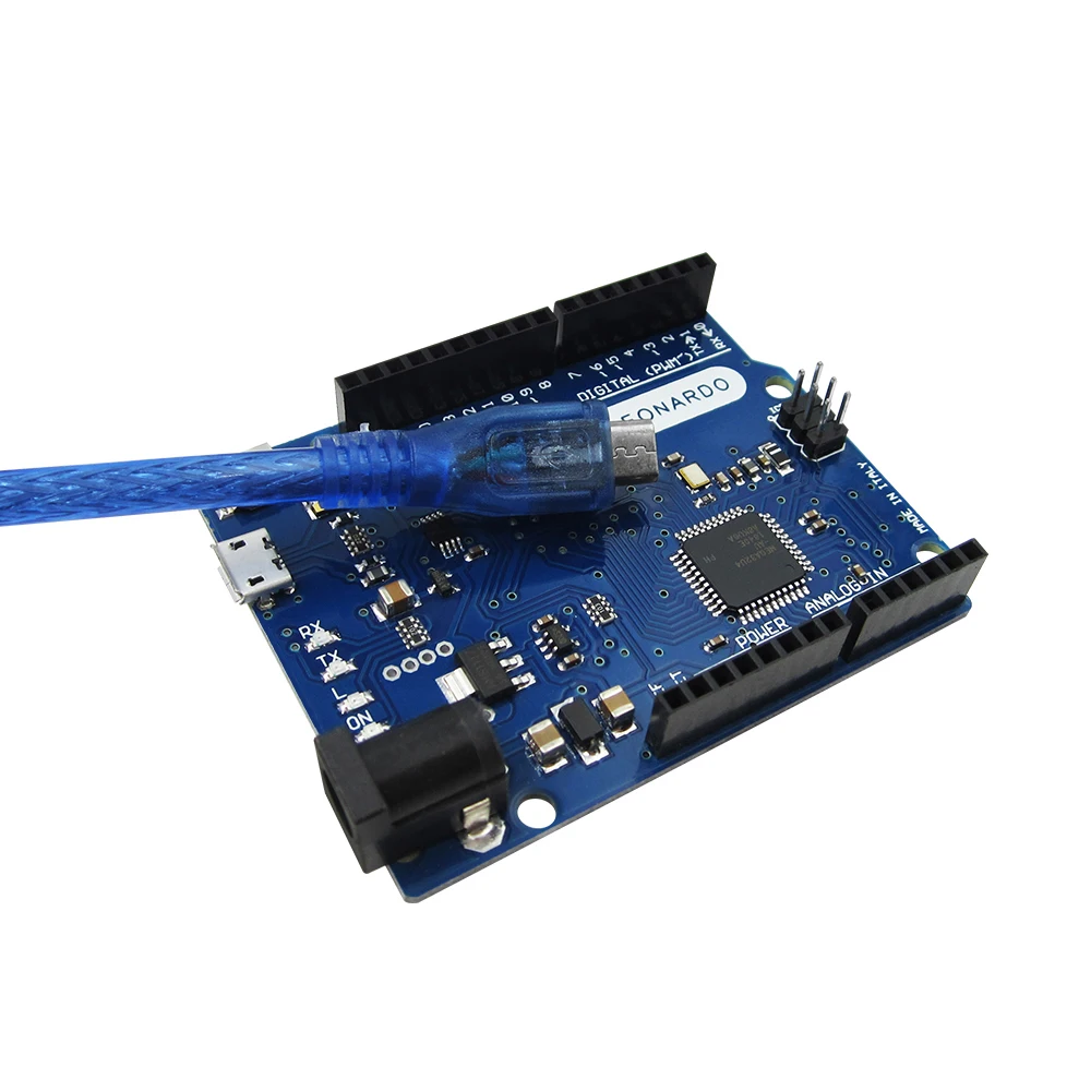 

10 компл./лот Leonardo R3 макетная плата + USB кабель (с логотипом)