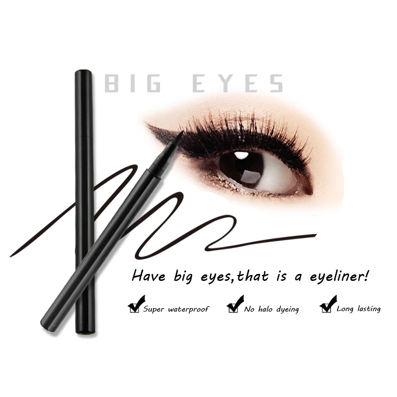 

Black 36H Eyeliner Pencil Waterproof Pen Precision Long-lasting Liquid Eye Liner Smooth Make Up Tools