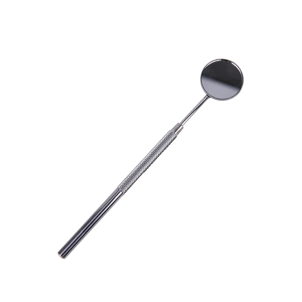 KuZHEN 1Pc Dental Mirror Dentist Stainless Steel Handle Tool for Teeth Cleaning Inspection