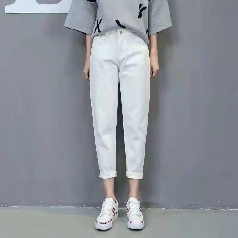 Jeans Women Spring Summer Trendy Simple Korean Style All-match Solid Hole Soft High Waist Streetwear Womens Trousers Chic Casual Jeans Women Spring Summer Trendy Simple Korean Style All-match Solid Hole Soft High Waist Streetwear Womens Trousers Chic Casual