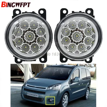 

1pair/Left + Right LED Fog Lights Fog Lamp Assembly H11 12V White Yellow color For Citroen BERLINGO B9 2012 2013 2014 2015