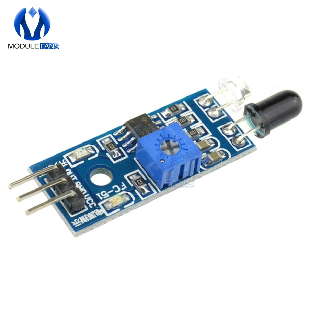 ИК инфракрасный модуль датчика избежания столкновений для Arduino Smart Car Robot 3