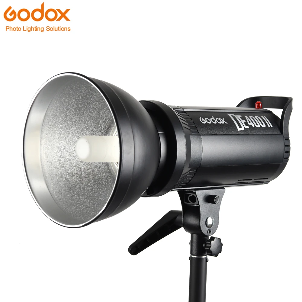 Студийный светильник-вспышка Godox DE400II 400W 400Ws GN65, стробоскоп, головной светильник, студийная вспышка с креплением Bowens