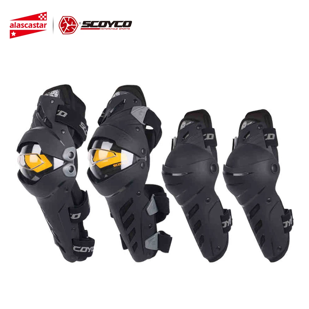 

SCOYCO Motocross Knee Motorcycle Knee Protector And Elbow Protector Outdoor Sports Motorcycle Equipment Moto Knee Guard