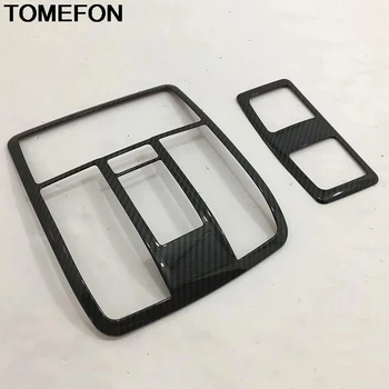 

TOMEFON For Mazda CX-5 CX5 2017 2018 2019 Front&Rear Reading Light Lamp Decoration Cover Trim Interior Accessories Carbon Fiber