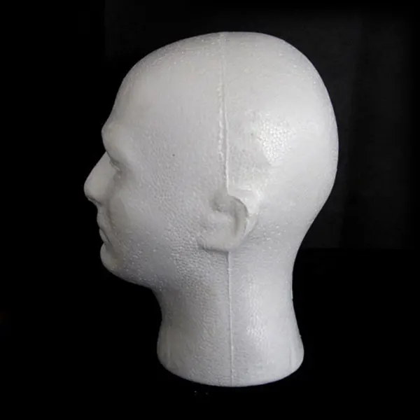 Модель волос голова манекена голова Мужская мода обучение голова пены манекен белый манекен мужской головы Модель дисплея салон