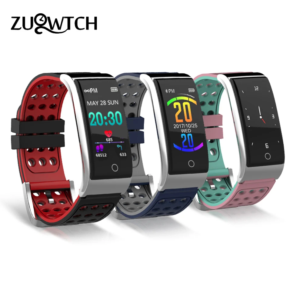 

Smart Bracelet Fitness Tracker Heart Rate Monitor ECG+PPG Smart Wristband Blood Pressure Smart Watch Band for IOS Android Phone