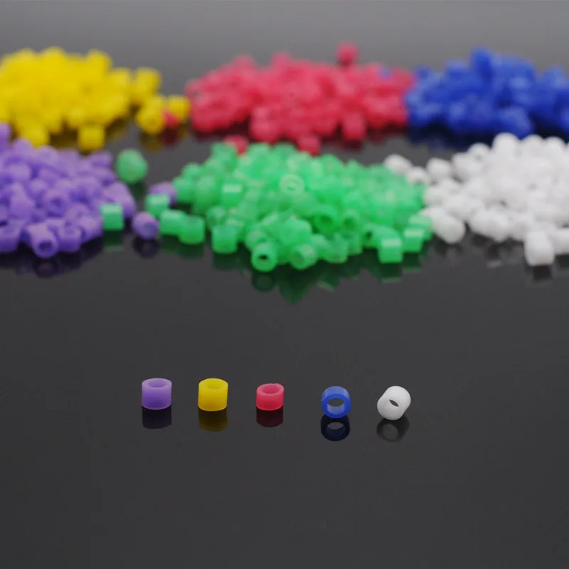

Dental Instrument Code Rings Orthodontic Circle Multi-Color Silicone 100pcs For Dentist Lab
