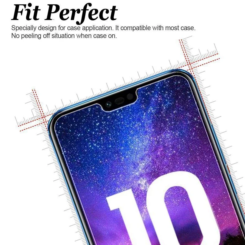 Ультратонкое прозрачное закаленное стекло 9H 0 26 мм для Huawei Honor 10 9 Lite Защитная