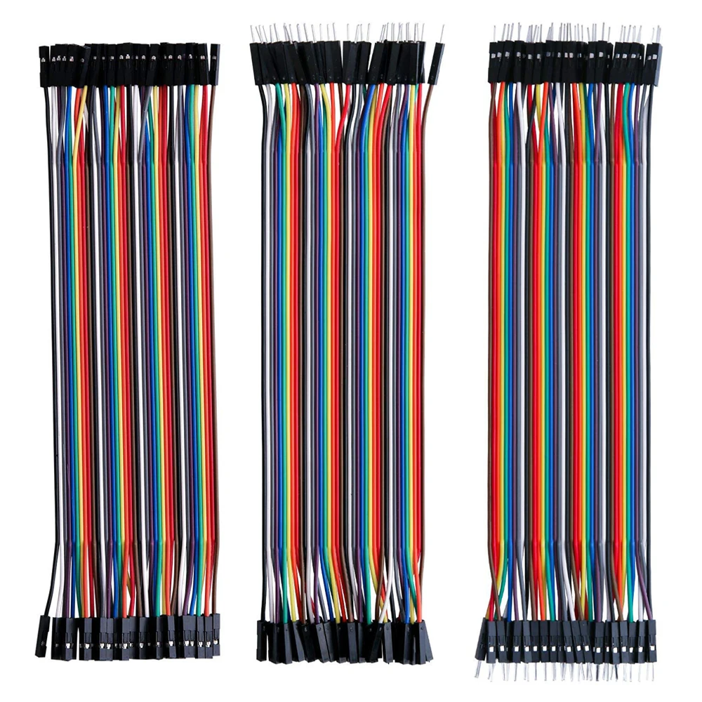 40PIN Dupont линия 10 см 20 30 папа-папа + Женский-папа и женский-Женский Перемычка провод