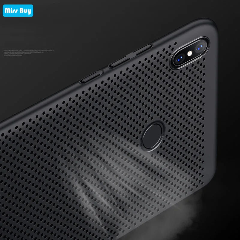 

Hollow Heat Dissipation Case for Xiaomi mi 8 SE MI9 Max 3 Max 2 Mix 2s pocophone f1 Redmi 6 6a 7 Note 7 Cover Slim Hard PC Coque