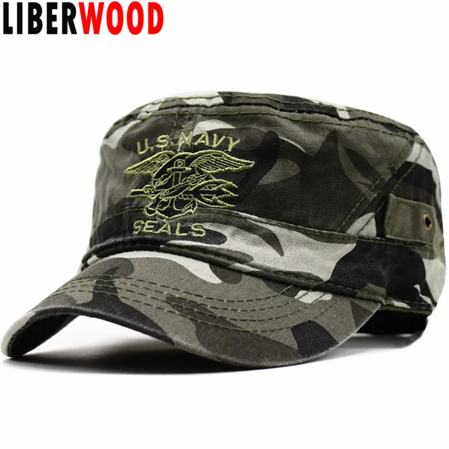 LIBERWOOD US Navy Bordir Navy Seals 
