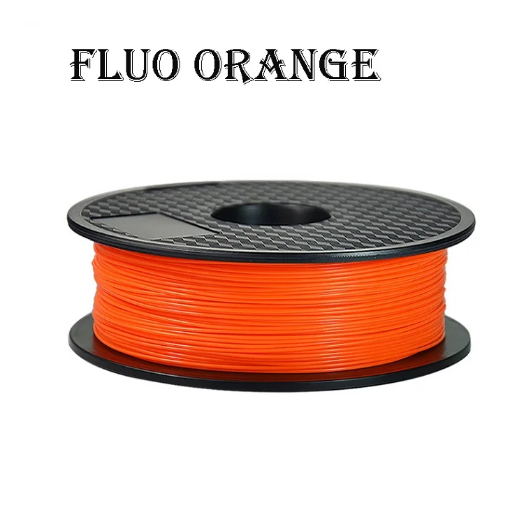 ABS PLA 3D-принтеры нити 1,75 мм 1 кг/2.2lbs пластиковые расходные материалы для 3d - Color: ABS Fluo Orange