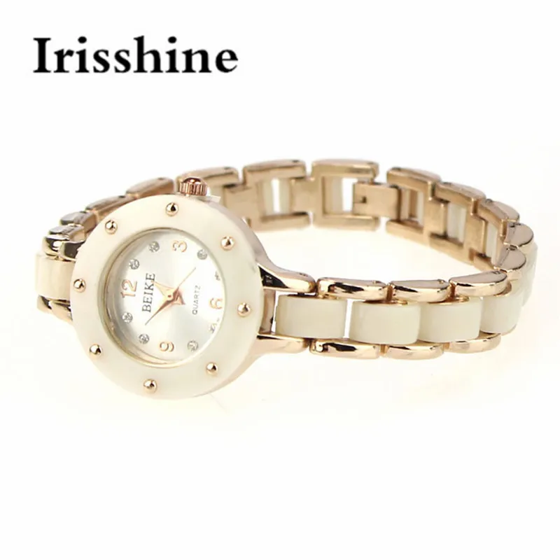 

Irisshine Z725 brand luxury Girl Lady Women watches New Fashion Jewelry Quartz Women diamond ceramic Strap watches Wristwatch