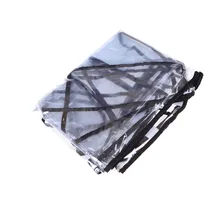 1 шт., коляска, дождевик для близнецов, коляска, зонт для детских колясок, Универсальный водонепроницаемый передний и задний дождевик, Пылезащитный колпак