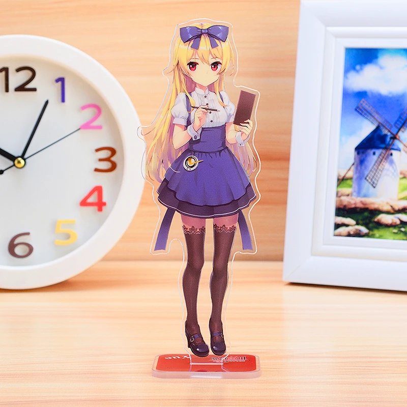 

Anime Arifureta: From Commonplace to World's Strongest Yue Cosplay Desk Acrylic Desk Figure Stand Model Plate Decor Gift