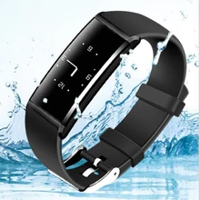 IP67 waterproof swimming Heart Rate Smart Band Blood Pressure Monitor Smart Wristband Fitness Tracker For IOS Android