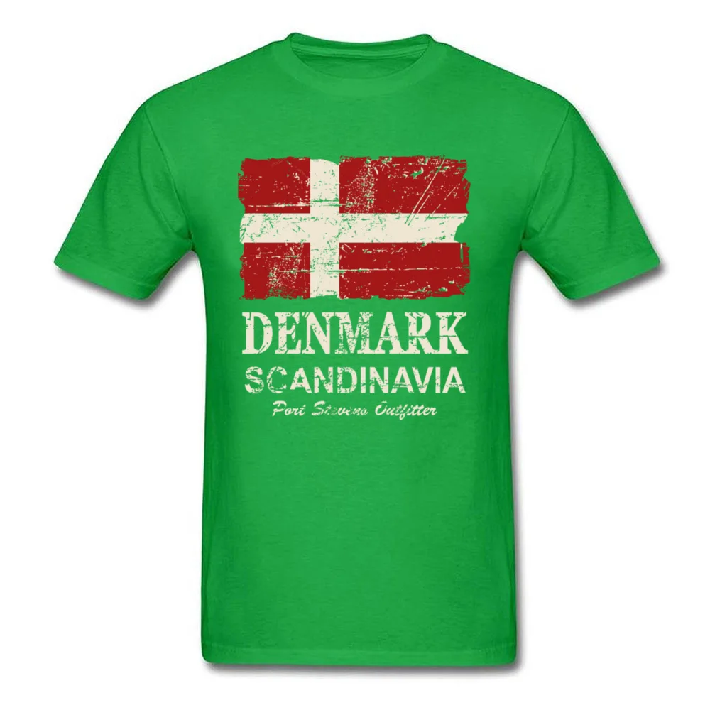 Vintage Denmark Flag_green
