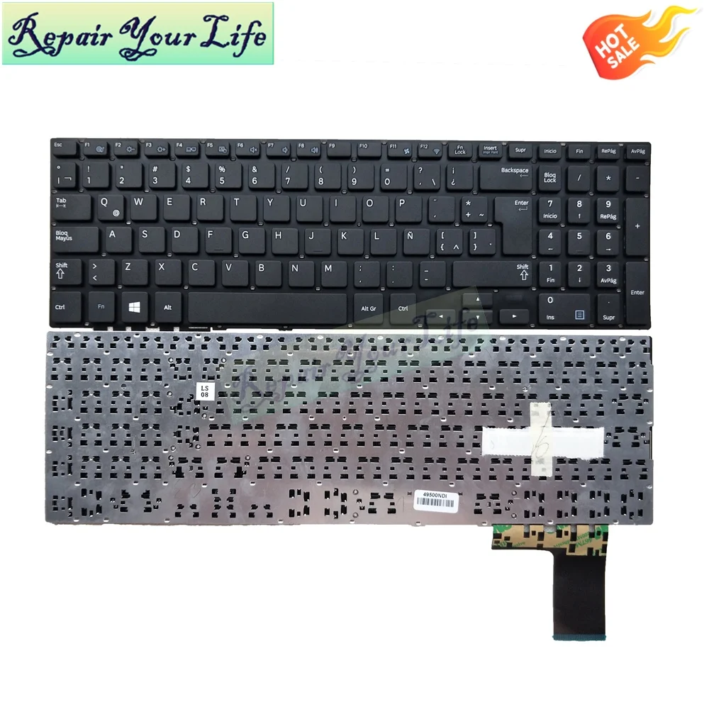 

Genuine 450R5 NP450 Latin Keyboard for Samsung NP450R5E NP450R5V NP470R5E 450R5E 450R5V NP370R5E NP510R5E Test Good