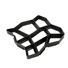 Diy Пластиковая форма для изготовления дорожек, вручную мощение цемента, кирпича, неправильные формы, сад, камень, дорога, бетонные формы, тротуар для сада