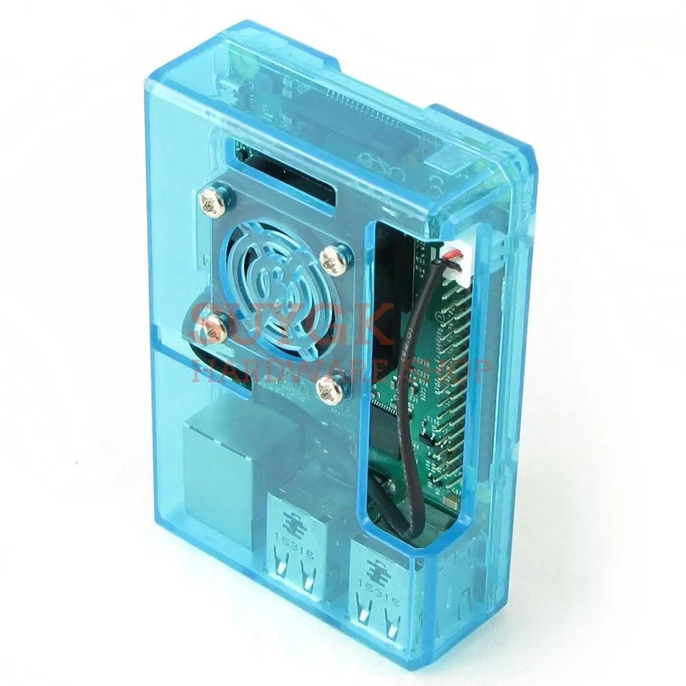 Raspberry PI 3 Model B+ plus прозрачный синий чехол Корпус коробка для Raspberry PI 2, PI3 Модель B, PI 3B