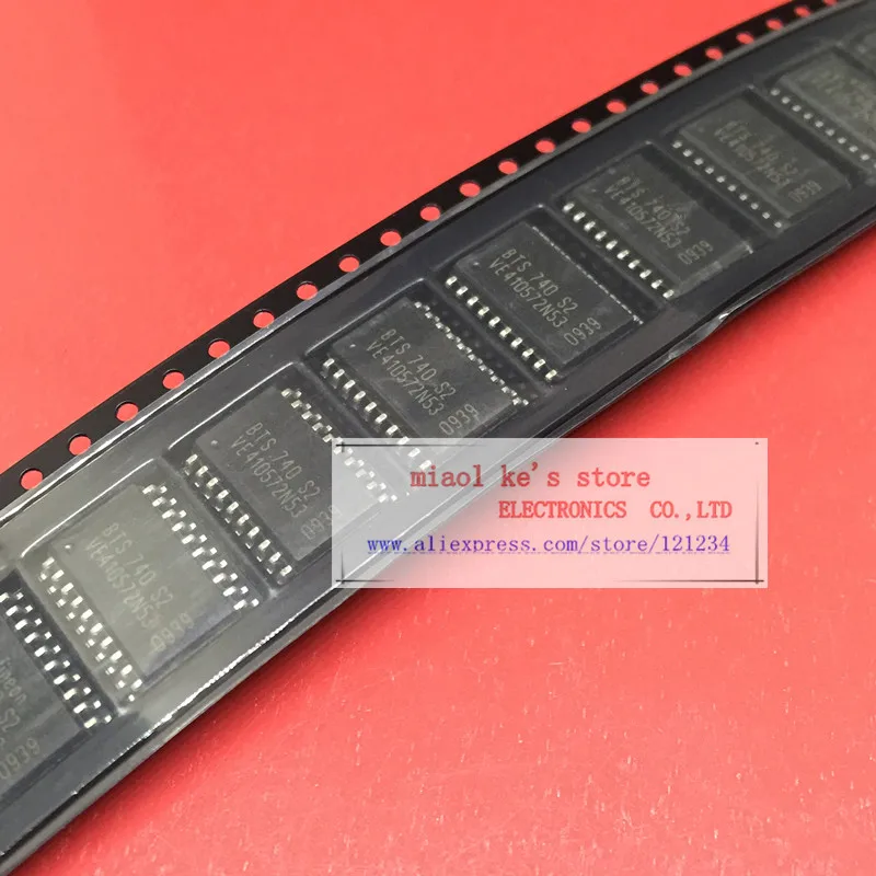 [ 5pcs/1lot or 10pcs/1lot ]BTS740S2 BTS 740 S2 SOP20 N channel 5V 34V 4 ...