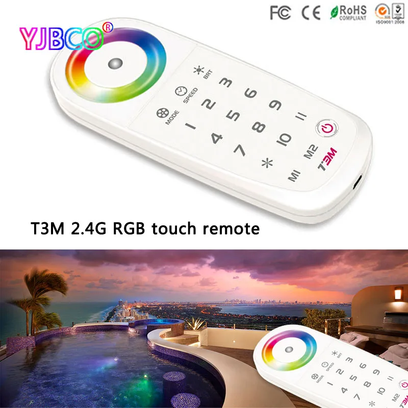 

led controller T3M T3X 2.4G wiress Remote;T3-5A T3-CV T3-CC Receiver for RGB LED Strip led Panel light
