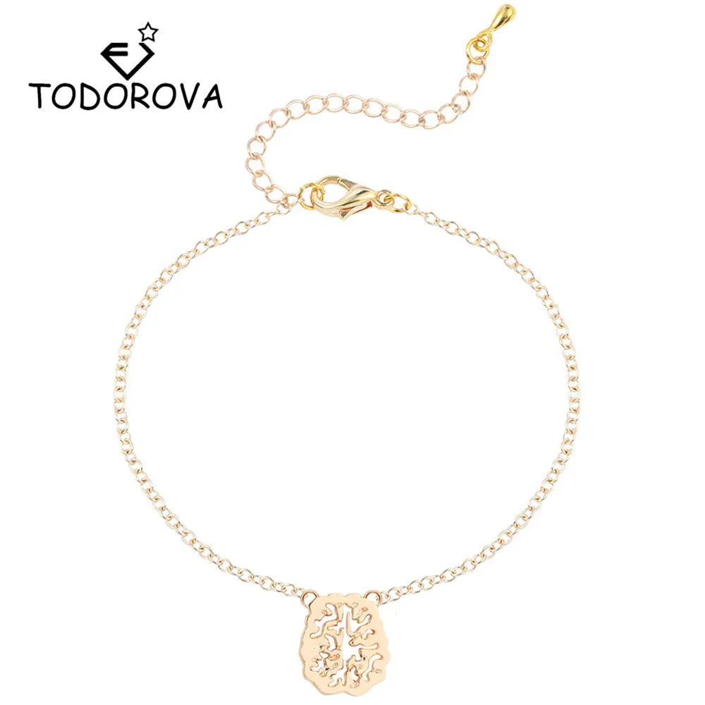 

Todorova EINSTEIN Brain Bracelet Anatomy Science Jewelry Boho Hippie Chic Neuron Brain Nerve Cell Bracelets for Women