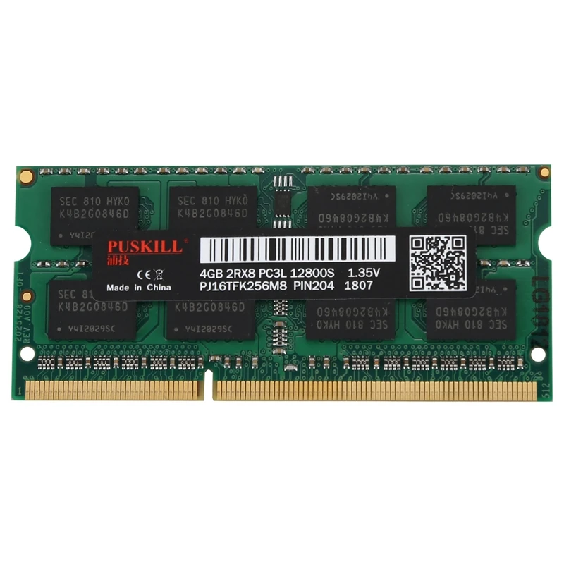 

Puskill Ddr3 1600Mhz 1.35V 204Pin Low Voltage Ram Memory For Laptop