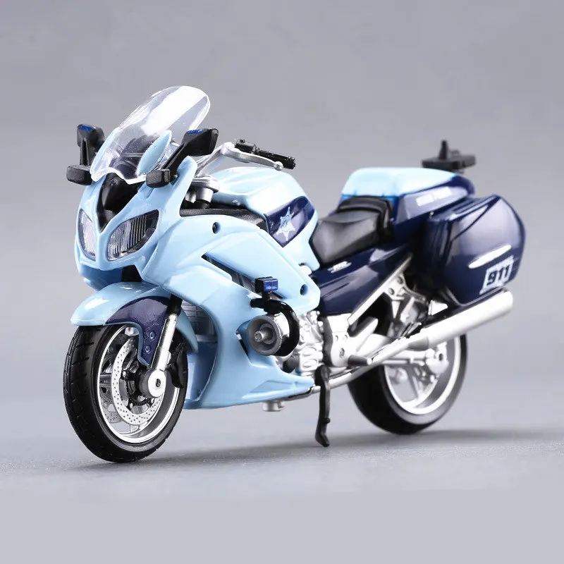 Maisto 1:18 BMW Yamaha полицейский Мотоцикл серия Silvardo авторизованный имитационный сплав модель мотоцикла игрушечный автомобиль - Цвет: YAMAHAFJR1300B