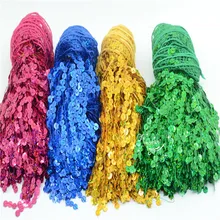 sequins Tassel Fringe trim ab color for Samba shows Dress sew on DIY Clothing Accessories Patchwork15cm 20cm 30cm 6.5yards