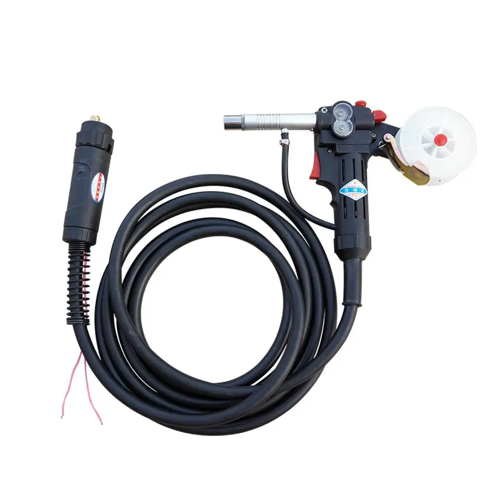 

16 Feet Euro Adpator MIG Spool Gun Push Pull Feeder Aluminum Welding Torc 24V