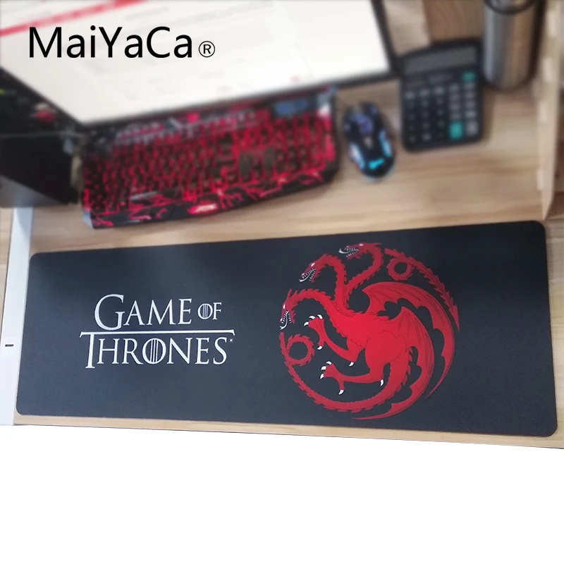 MaiYaCa Игра престолов коврик для мыши 300x900 мм notbook клавиатура коврики для мыши