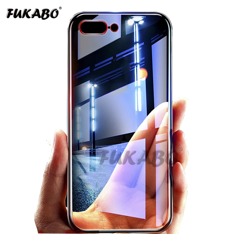 

Luxury Ultra Thin Plating Silicone Case For iphone 7 Cover 7 8 Plus Soft TPU Full Protective For iphone X 6 6S Plus Phone Cases