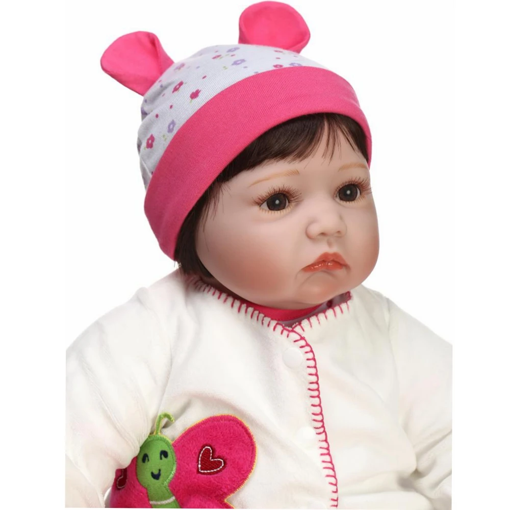 2" Кукла reborn toys Одежда для куклы силиконовые младенцы reborn розовая одежда полный набор куклы-игрушки для девочек Рождественский подарок bonecas
