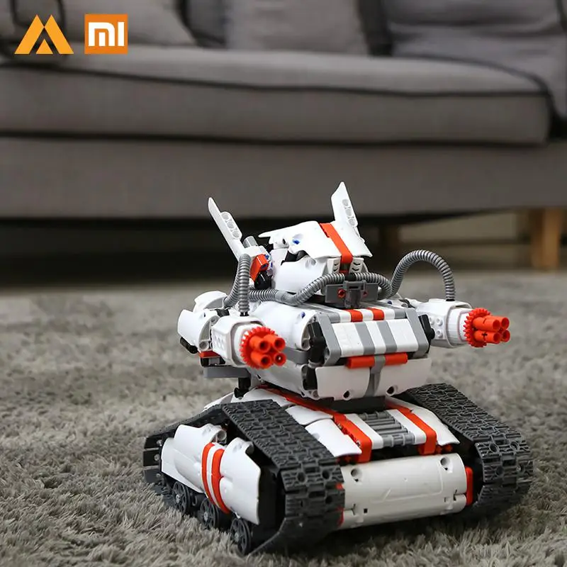  Xiaomi MITU Robot Builder DIY Building Blocks Bluetooth 4.0 Programmable Smart Track Robot Kit APP  - 32952326257