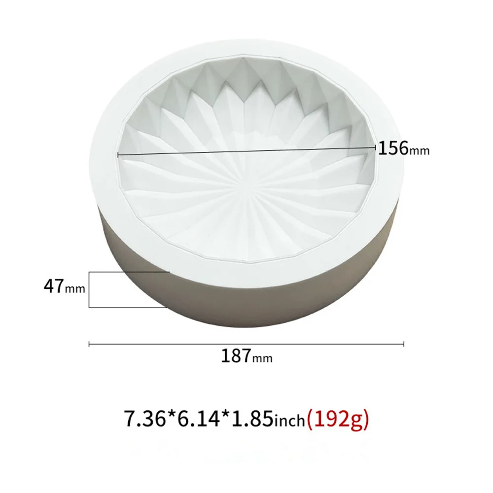 3 шт 3D оригами формы для торта, мусса, мороженого, шоколада, торта, форма для сковороды, алмазного десерта, силиконовые формы для выпечки, геометрические формы