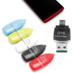 Микро OTG USB для USB 2,0 микро TF SD кард-ридер адаптер для Android телефонный стол