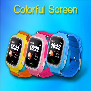

ZZGUOSHUO Q90 GPS WIFI Child Smart Watch Anti-lost Safety Cute Kid SOS Call Location