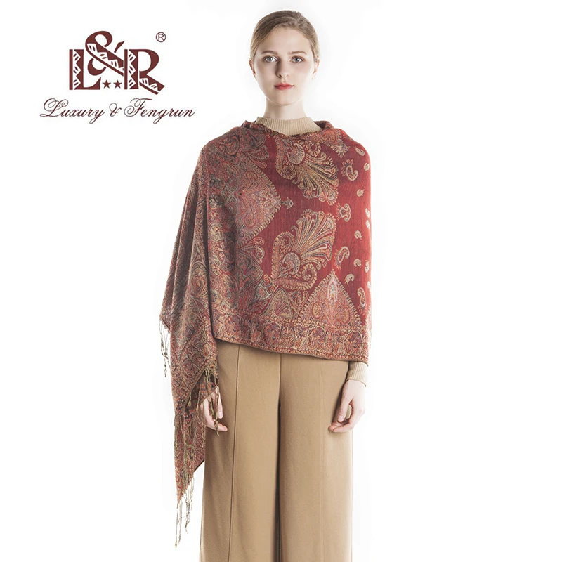 

Женский Шелковый саквояж с цветочным принтом, 2022, женский платок, шали и накидки, зимнее шерстяное женское пончо из пашмины, Теплая бандана с кисточкой