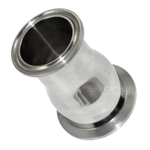 

MEGAIRON OD 51MM to 38MM 2" to 1.5" Sanitary Ferrule Reducer Fittings Tri Clamp Type Stainless Steel SS316