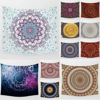 

Hot sale mandala tapestry macrame vintage large wall hanging tapestry home decoration rectangle bedroom wall tapestry