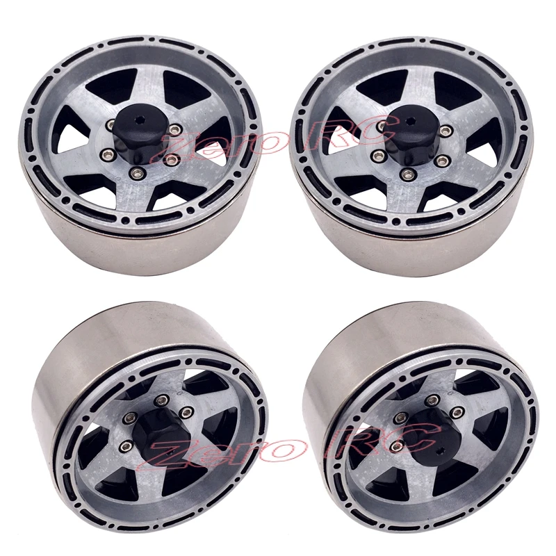 

4X RC 1/10 Truck Wheels 1.9 ROCK CRAWLER Aluminum BEADLOCK Rims For RC4WD D90 SCX10 Tamiya CC01
